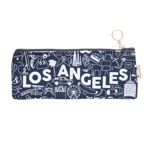 Los Angeles Pencil Pouch Denim